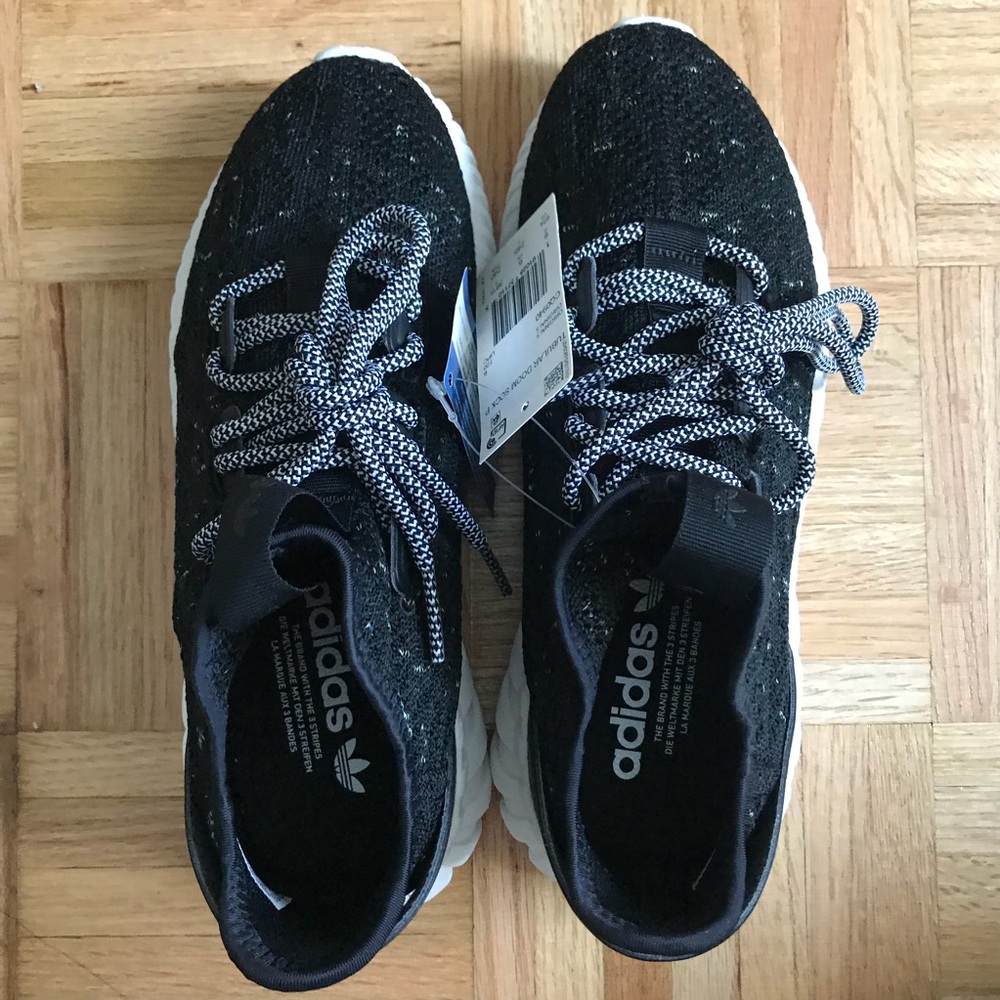 NWT Adidas Tubular Doom Primeknit Sock Sneakers - Picture 6 of 7